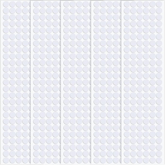735 Pcs Small Felt Furniture Pads, Self-Adhesive EVA Foam Dot Circles, Round by Unknown