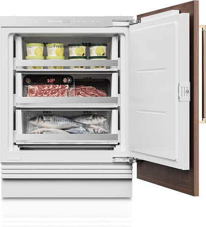 Ca'Lefort Undercounter Panel Ready Freezer -11°F to 7°F, Built-in All Freezer by CaLefort