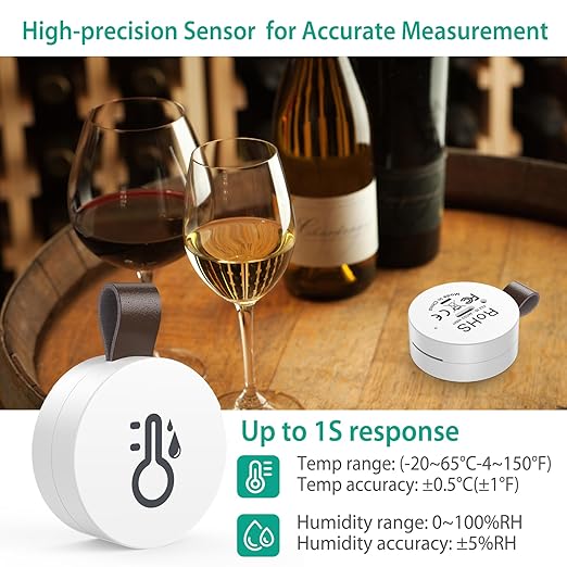 ORIA Wireless Thermometer Hygrometer, Smart Bluetooth Humidity Temperature - Image 3