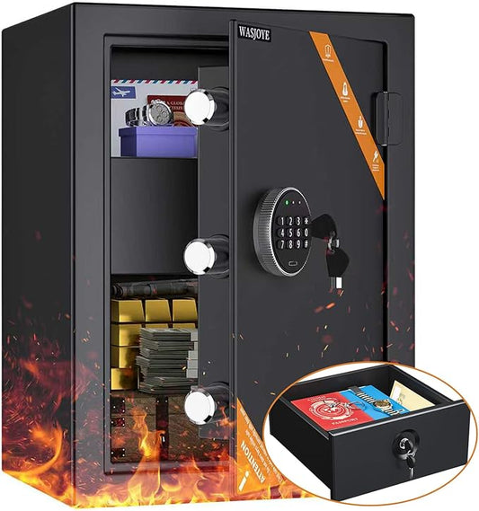 WASJOYE Fireproof Cabinet Safe Box by WASJOYEUS