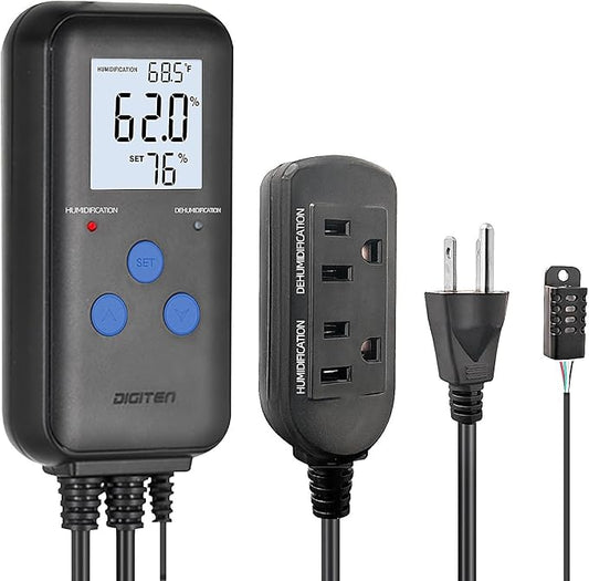 DIGITEN Humidity Controller Pre-Wired Digital Humidistat by DIGITEN