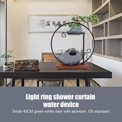 17In Water Fountains Indoor Tabletop Water Fall Humidifier - Image 9