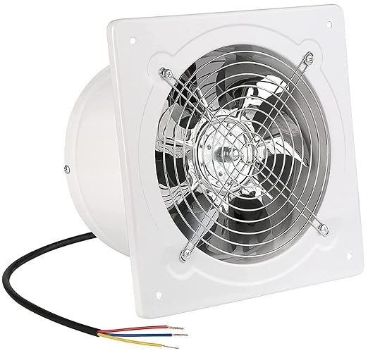 6 inch Exhaust Fan Wall Mounted Garage Ventilation Fan, 290CFM Metal Attic by Aydomer