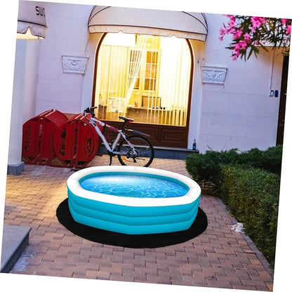 Toyvian Non-Slip Hot Tub Felt Mat Round Waterproof Cushion Pad - Image 9