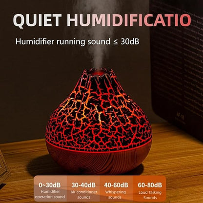 Mini Volcano Shape Humidifier, USB Personal Desktop Humidifier - Image 3