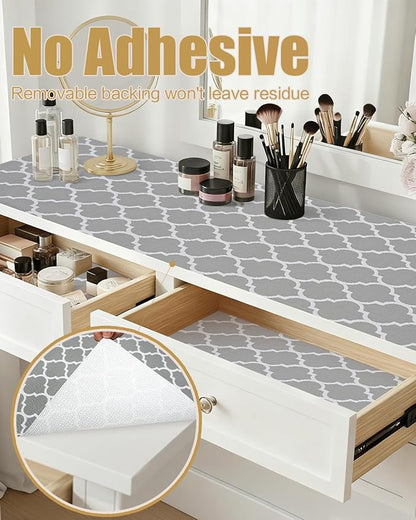 Shelf Liners for Kitchen Cabinets Non-Adhesive, Non-Slip Thickened Shelf Paper - Image 3