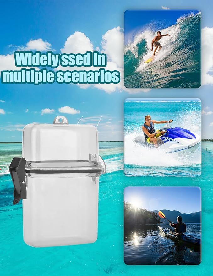 Waterproof Floating Dry Box for Kayaking Transparent Watertight Case - Image 3