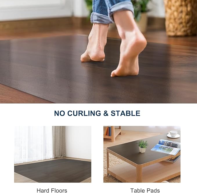 Floor Mat for Outdoor Indoor, Durable Non-Slip Hard Floor Living Room Rug - Image 4