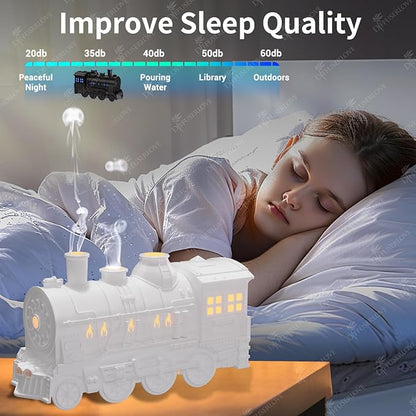 Diffuserlove Essential Oil Diffuser 300ML Train Cool Mist Humidifier Quiet - Image 4