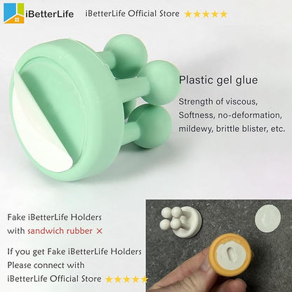 iBetterLife 5Pcs Self-adhesive Hooks Holders - Image 8