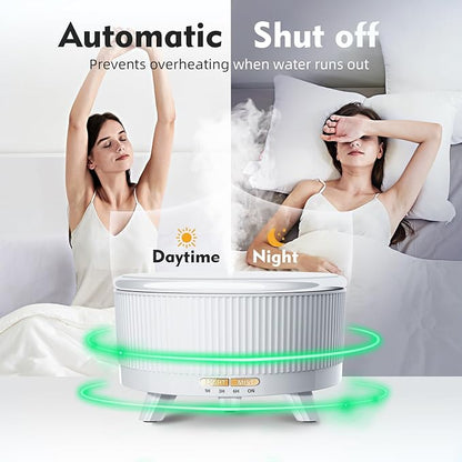 20-Hour Long-Lasting Aromatherapy, 500ML Large Essential Oil Diffuser: - Image 2
