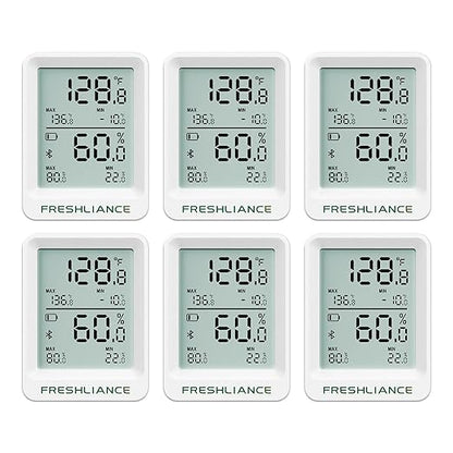 Freshliance Bluetooth Temperature Humidity Data Logger Recorder, Refrigerator by FRESHLIANCE