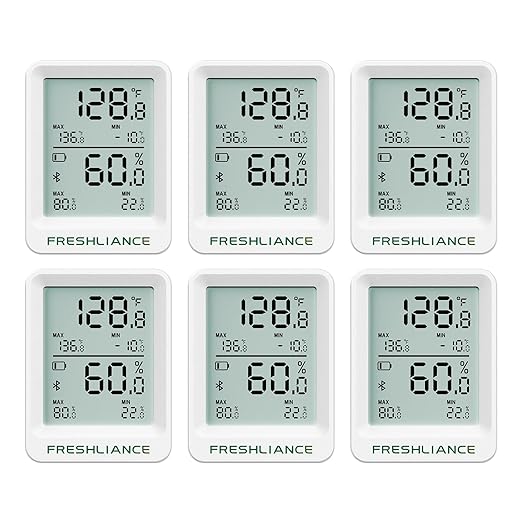 Freshliance Bluetooth Temperature Humidity Data Logger Recorder, Refrigerator by FRESHLIANCE