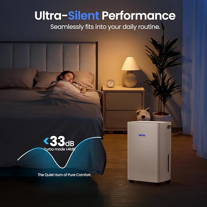 30 Pint Dehumidifier for Basement, Smart App Control, Continuous Drain - Image 4