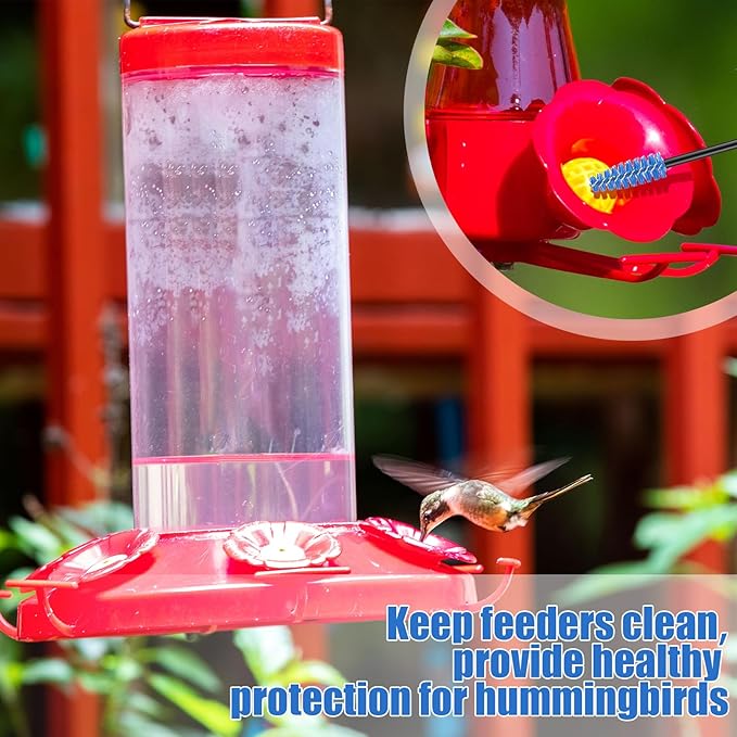 62 Pieces 3 Size Hummingbird Feeder Cleaning Brush Mini Nylon Tube Brush Set - Image 5