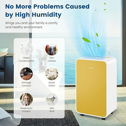 COSTWAY 2500 Sq. Ft Dehumidifier - Image 2
