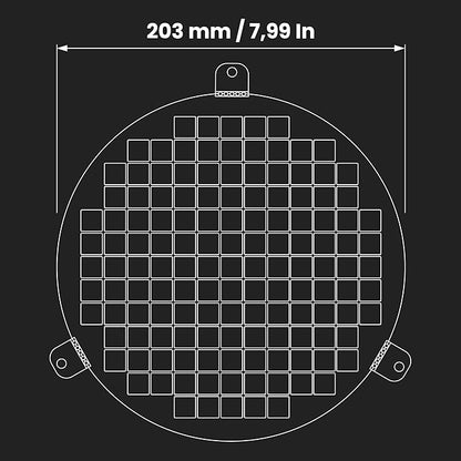 Repa Market 8" Inch Galvanized Steel Round Crawl Space Vent Grid - Image 2