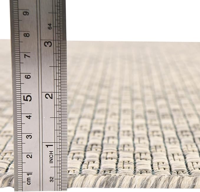 Unique Loom Collection Casual Transitional Solid Heathered Indoor/Outdoor - Image 3