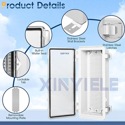 Waterproof Outdoor Project ABS Plastic Junction Box IP67 Weatherproof Dustproof - Image 3