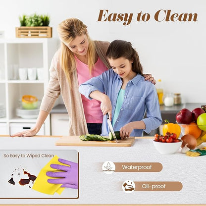 Drawer Shelf Liner for Kitchen Cabinets Non-Adhesive, Non Slip Shelf Paper - Image 4