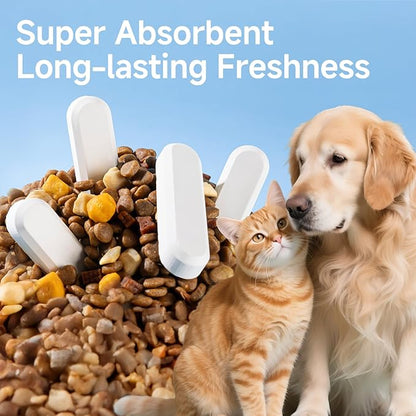 4 Pcs Diatom Drying Stick for Pet Food, Keep Food Fresh Desiccant to Dry - Image 2