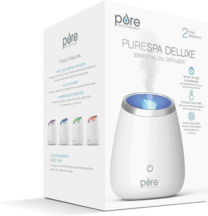 Pure Enrichment PureSpa Deluxe Ultrasonic Aromatherapy Oil Diffuser - 120ml - Image 4