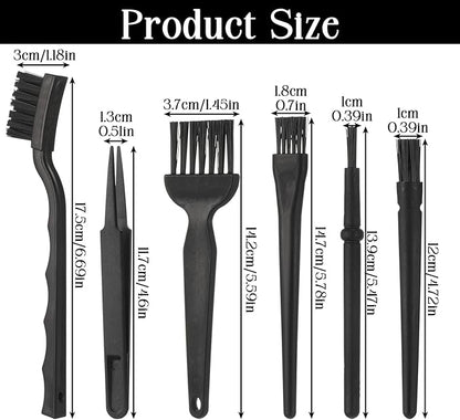 6 Pack Small Cleaning Brush Set Anti Static Small Cleaning Brushes - Image 2