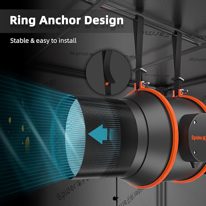 Spider Farmer 6 Inch Inline Duct Fan - Image 7