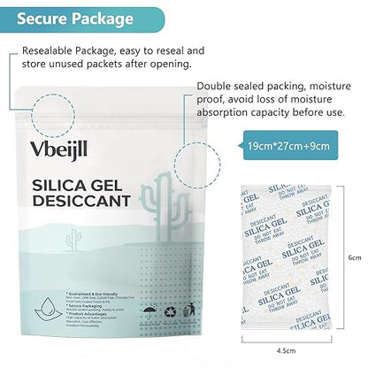 5 Gram Color-Indicating Silica Gel Packets, Premium Food Grade Desiccant - Image 7