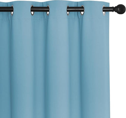 NICETOWN Sliding Door Window Treatment Blackout Patio Door Curtain Panels - Image 7