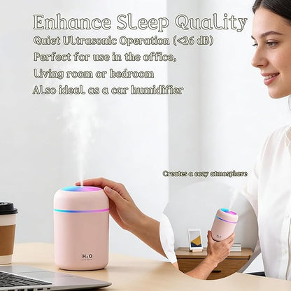 300ml USB Cool Mist Small Humidifier - Image 3