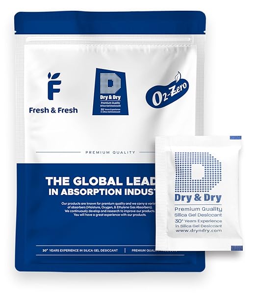 Dry & Dry 10 Gram Silica Gel Packets Silica Gel Desiccants, Silica Gel Packs by DryDry