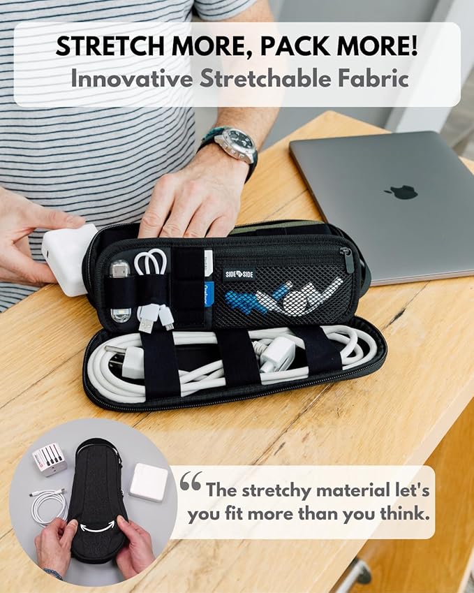 SIDE BY SIDE Electronics Organizer Travel Case - Image 5