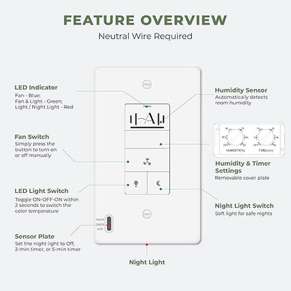 Akicon Humidity Sensor Switch - Image 6