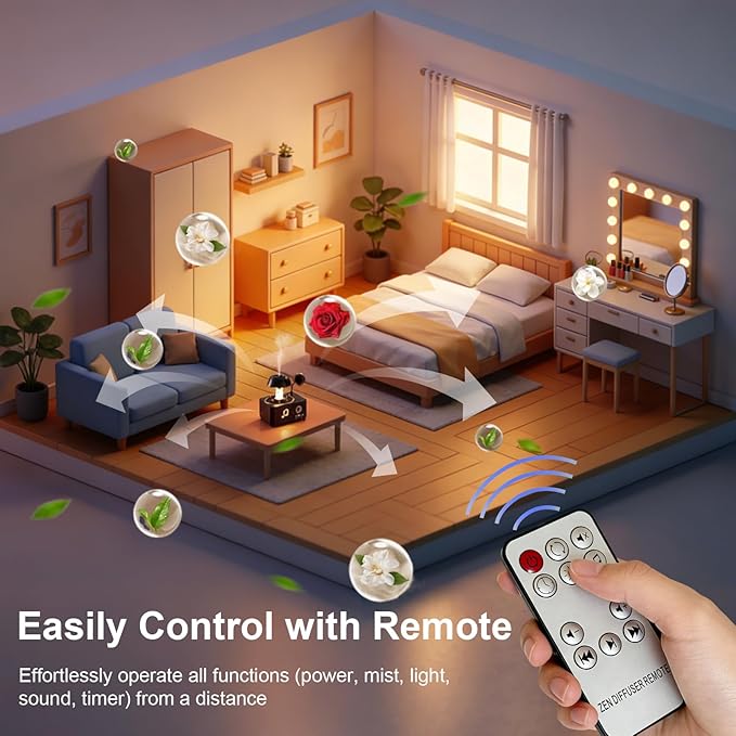 Morbou Raindrop Aroma Diffuser Room Humidifier - Image 4