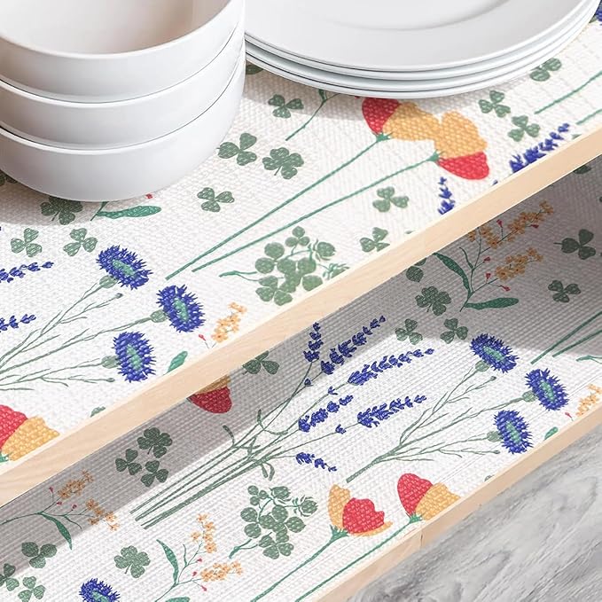Drawer and Shelf Liner for Kitchen Cabinets Non Adhesive Cabinet Liner Strong - Image 5