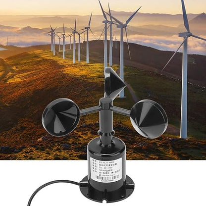 Yosoo Anemometer, 0-70M/S Wind Speed Meter Sensor, Pulse Type, Three Cups - Image 7