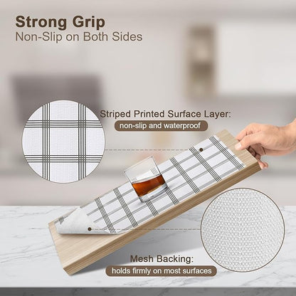 OcePor Non-Adhesive Drawer and Shelf Liner 12IN x 30FT，Non Slip Cabinet and - Image 2
