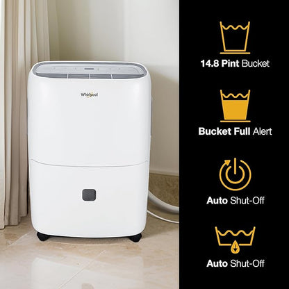 Whirlpool Energy Star 50-Pint Portable Dehumidifier - Image 5