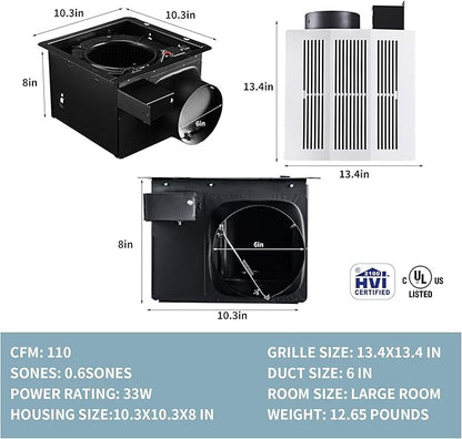 Tech Drive Bathroom Ventilation and Exhaust Fan - Image 2