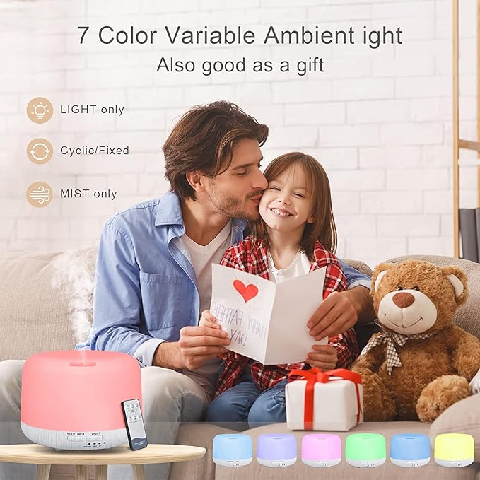 Aromatherapy Diffuser for Essential Oil, 300ml Cool Mist Humidifier - Image 8