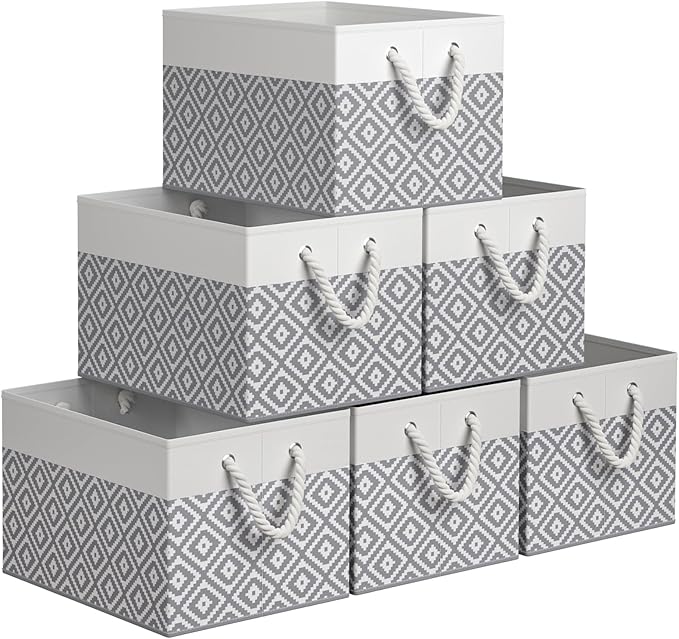Storage Bins, Collapsible Storage Basket by StorageTastic