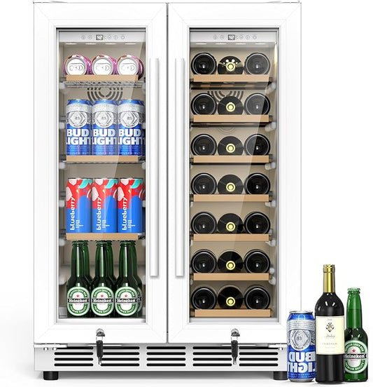 24 Inch Dual Zone Wine and Beverage Refrigerator by Velieta-SpecialistinFridge