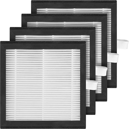 4 Packs DH02 H13 HEPA Replacement Filter Compatible by XBWW