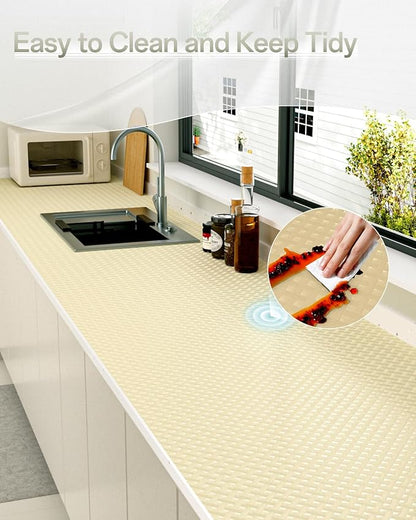Shelf and Drawer Liner for Kitchen Cabinet, Non-Adhesive 12in x 120in - Image 7