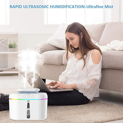 2L humidifiers for bedroom humidifier Home Ultra-Quiet 28 dB Quiet Supersized - Image 3