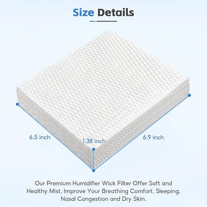 4-Pack HFT600 Humidifier Replacement Wicking Filter T - Image 9