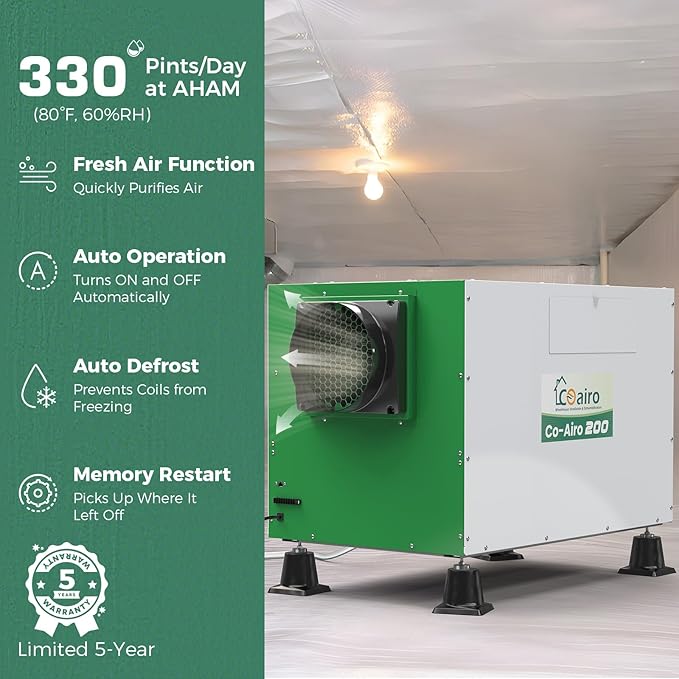 Whole House Dehumidifier 330 Pint - Image 4