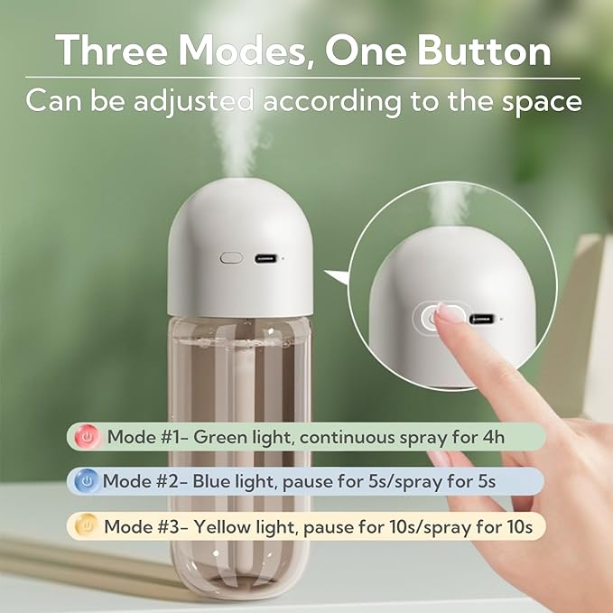 Portable Small Humidifier Dual Nozzle - Image 3