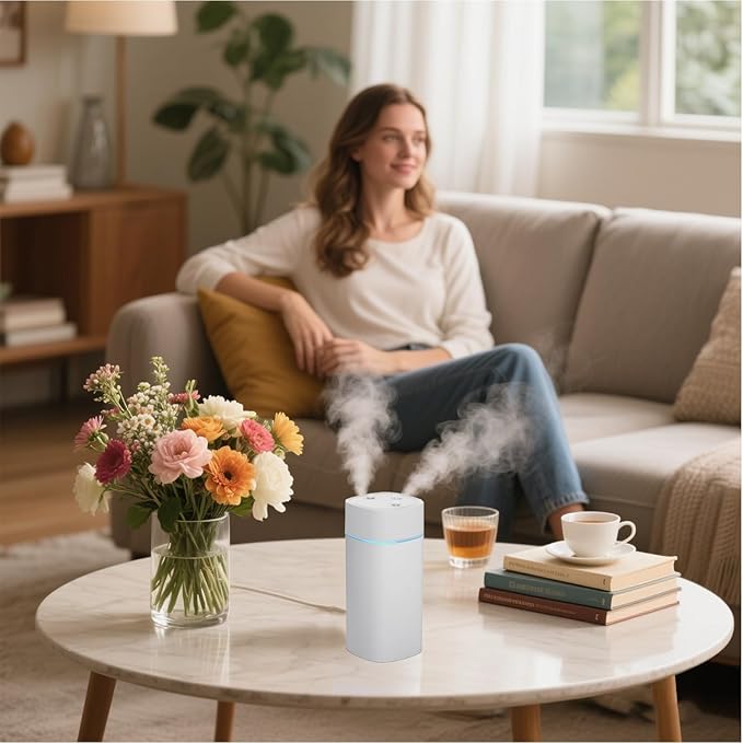 ​​JORMEY Mini Portable Humidifiers-Quiet Cool Mist Humidifier - Image 2